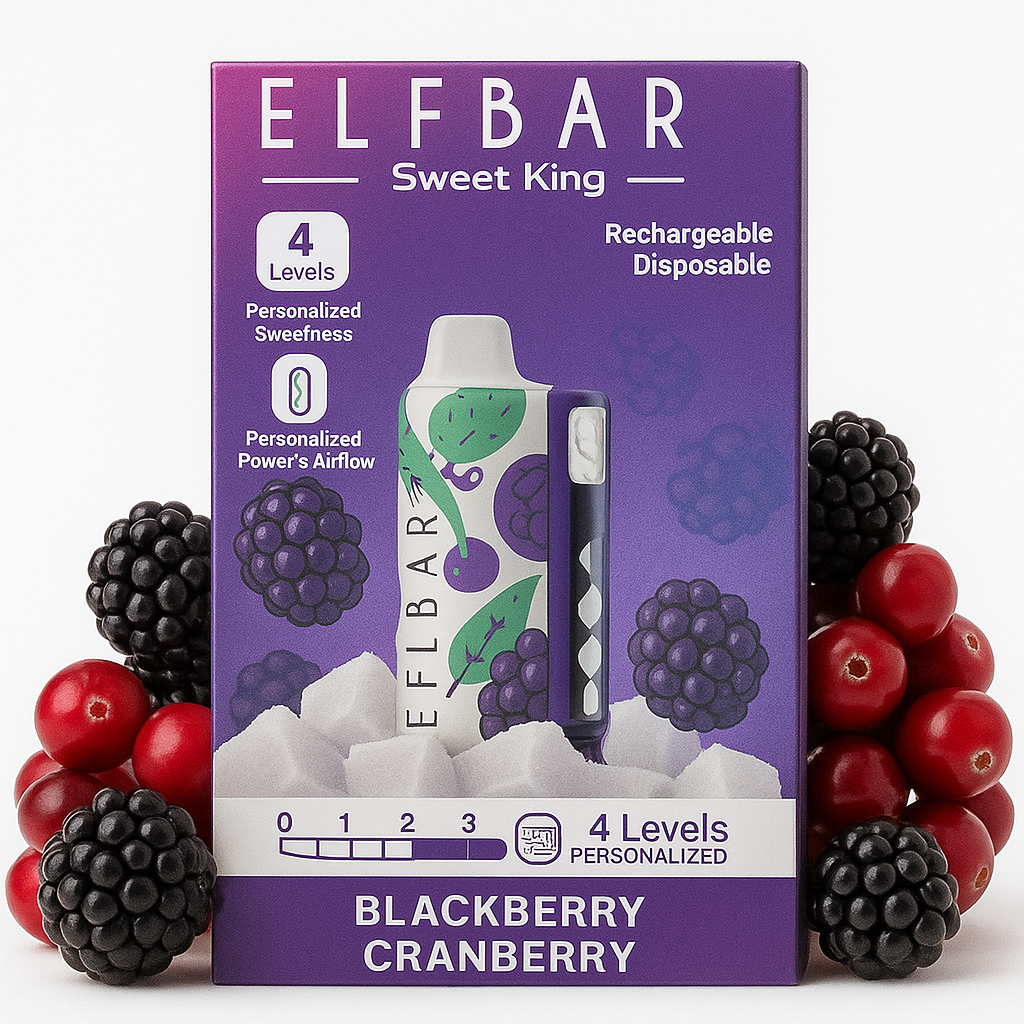 Elfbar Sweetking 30000 Puffs | 50mg Nic Disposable | Adjustable Sweetness | Triple Mesh Coil