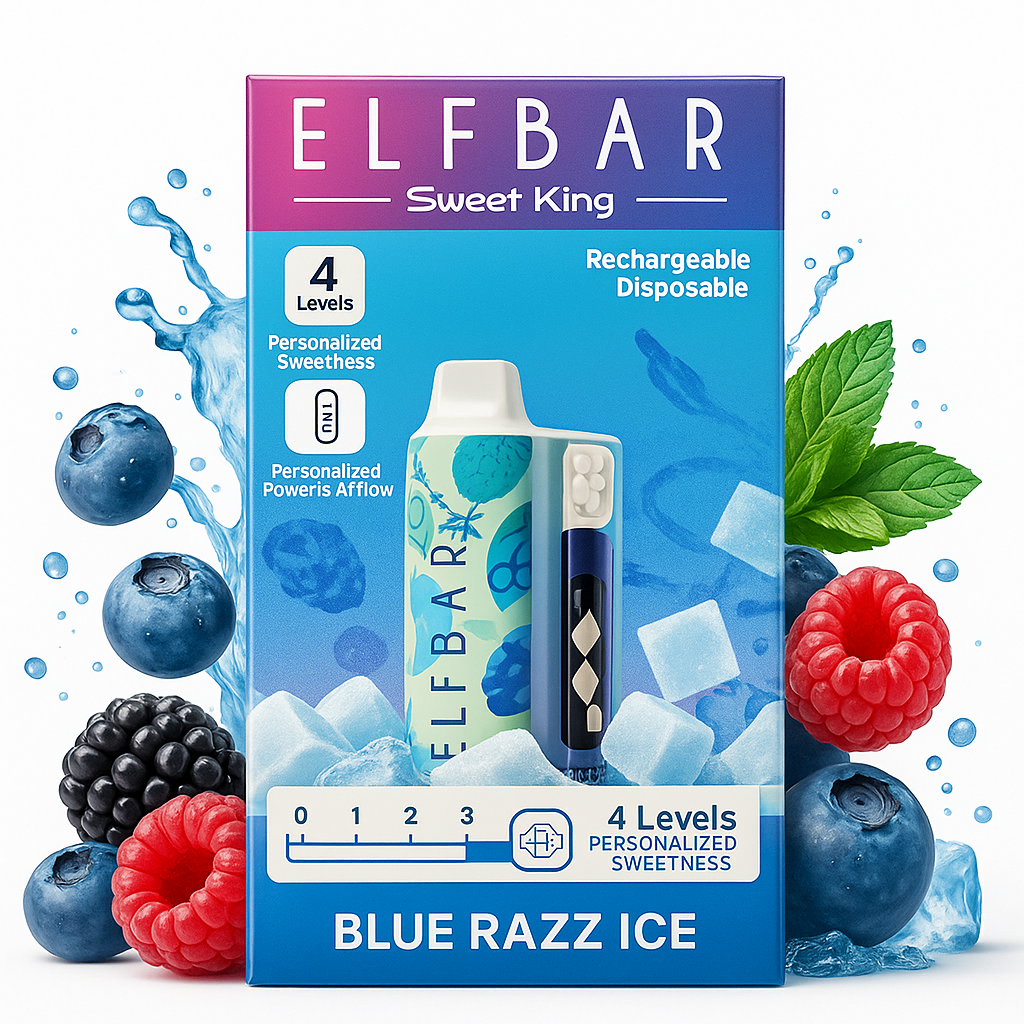 Elfbar Sweetking 30000 Puffs | 50mg Nic Disposable | Adjustable Sweetness | Triple Mesh Coil