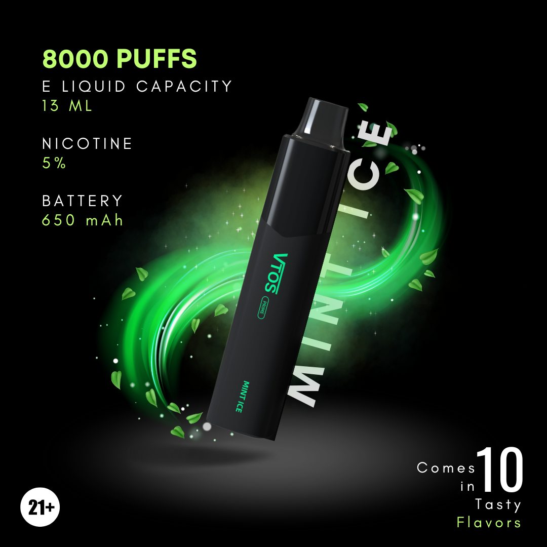 VTOS PRIME 8000 puffs