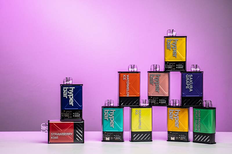 Hyper Bar Ultra 12000 Puffs | 50mg Nic Disposable | Type C Rechargeable | Smart Display