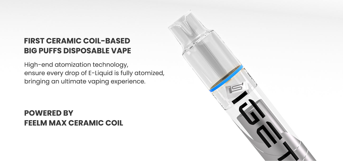 IGET HOT 5500 Puffs | 50mg Nic Disposable | Slim and Sleek Pen Style Design