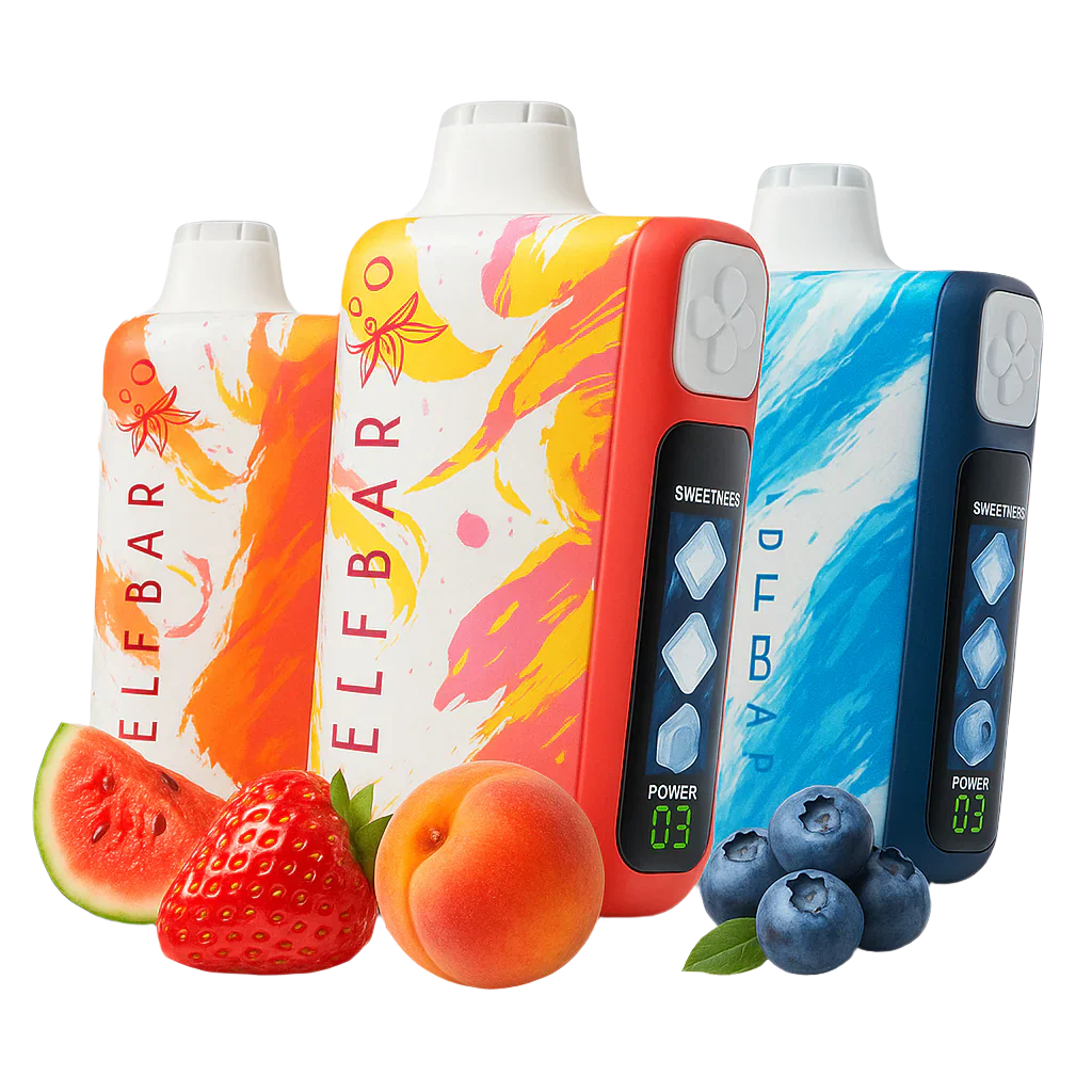 Elfbar Iceking 30000 Puffs | 50mg Nic | Type C Charging | Dual Mesh Coil | Smart Display