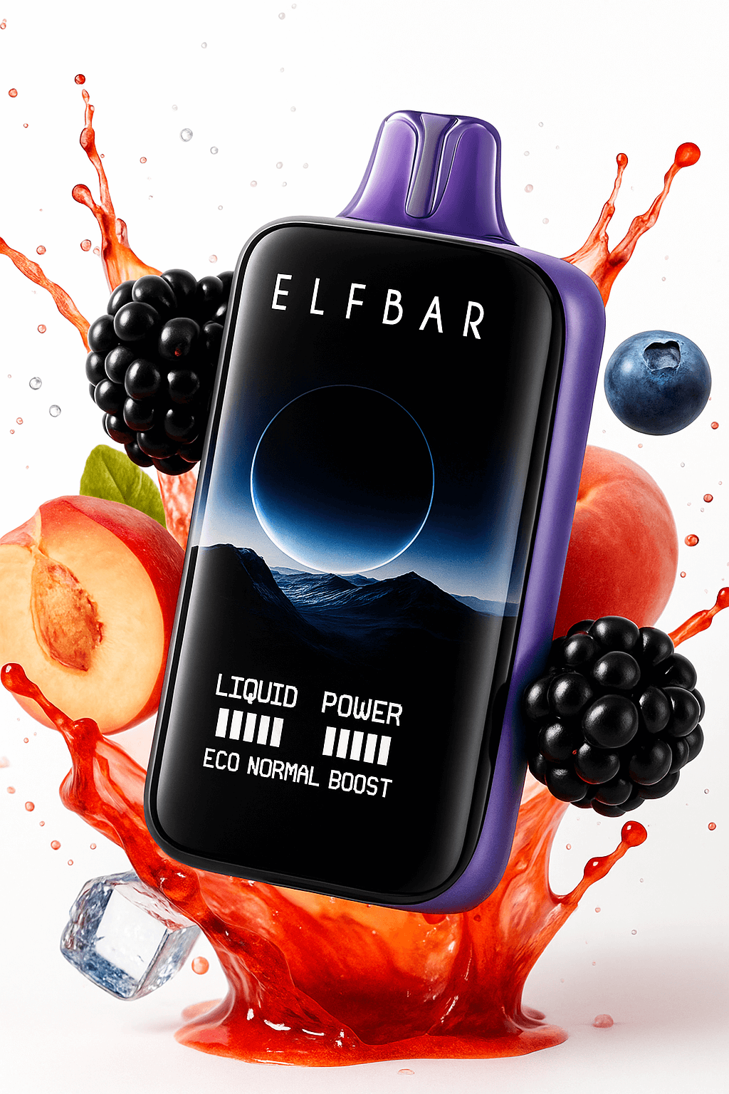 Elfbar MoonNight 40K – 3-Level Adjustable Power Vape (Eco, Normal, Boost)