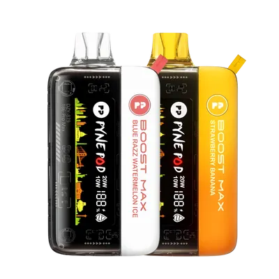 PynePod Boost Pro 20000 Puffs | 50mg Nic Disposable | Customizable Light | Dedicated Indicators