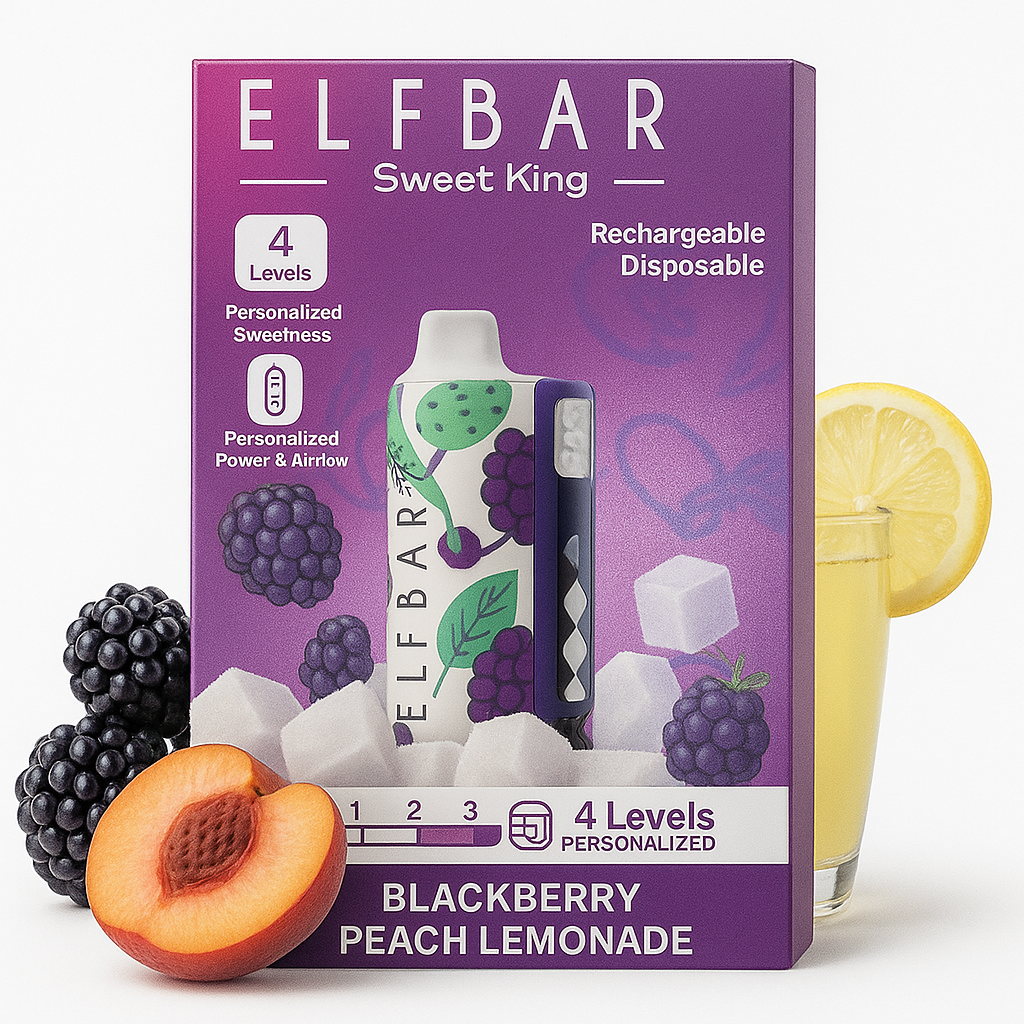 Elfbar Sweetking 30000 Puffs | 50mg Nic Disposable | Adjustable Sweetness | Triple Mesh Coil