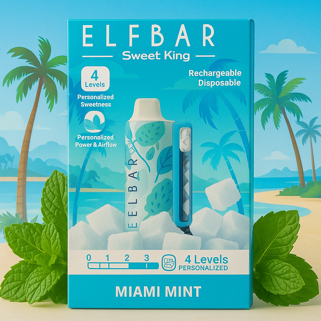 Elfbar Sweetking 30000 Puffs | 50mg Nic Disposable | Adjustable Sweetness | Triple Mesh Coil