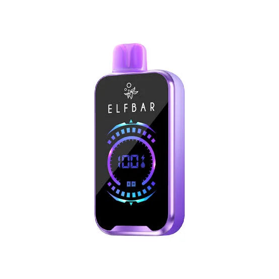 Elfbar Raya D2 20000 Puffs | 50mg Nic | Dual Mesh Coil | Large Display