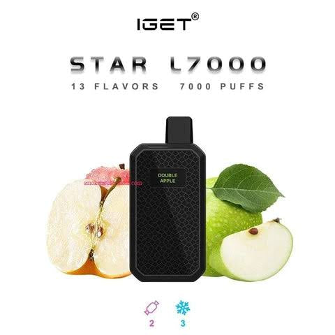 IGET Star 7000 Puffs | Disposable | 50MG Nic | Type C Rechargeable