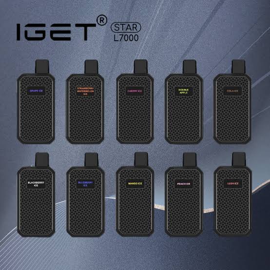 IGET Star 7000 Puffs | Disposable | 50MG Nic | Type C Rechargeable