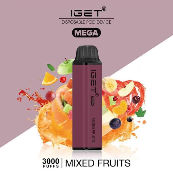 Iget Mega 3000 Puffs | 50mg Disposable Nic