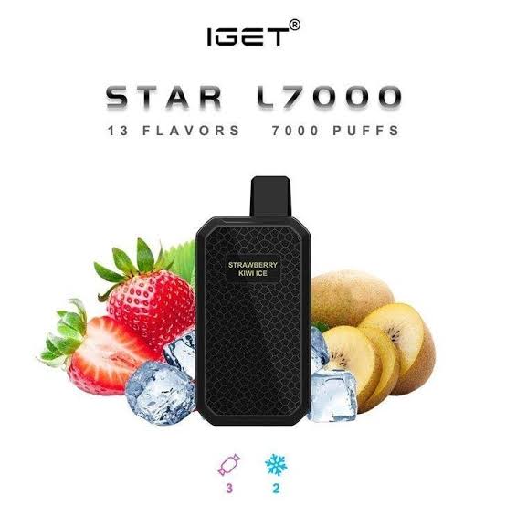 IGET Star 7000 Puffs | Disposable | 50MG Nic | Type C Rechargeable