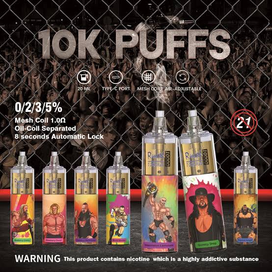 RandM Tornado 10000 Puffs | Disposable | 50mg Nic | Battery & Liquid Indicators