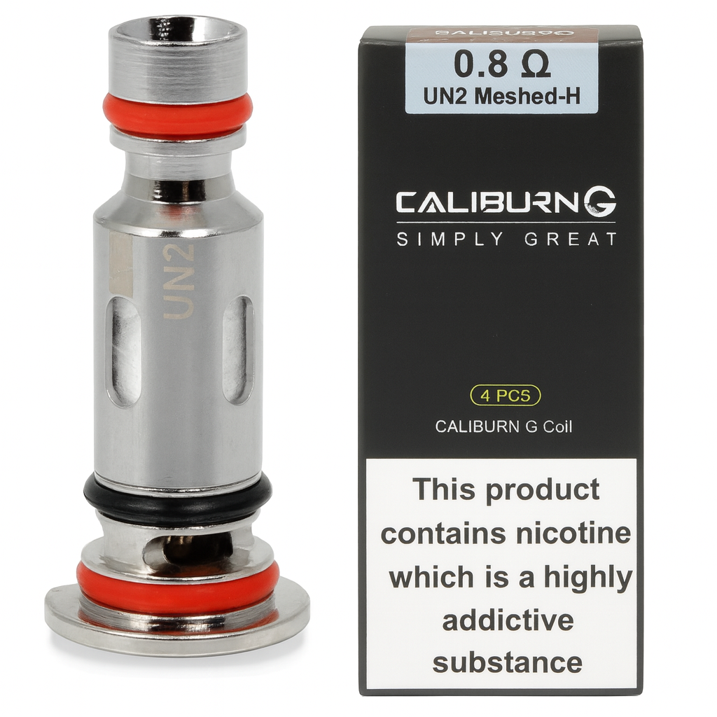 Uwell Caliburn G Replacement Coils – 0.8ohm & 1.0ohm - Pack of 4
