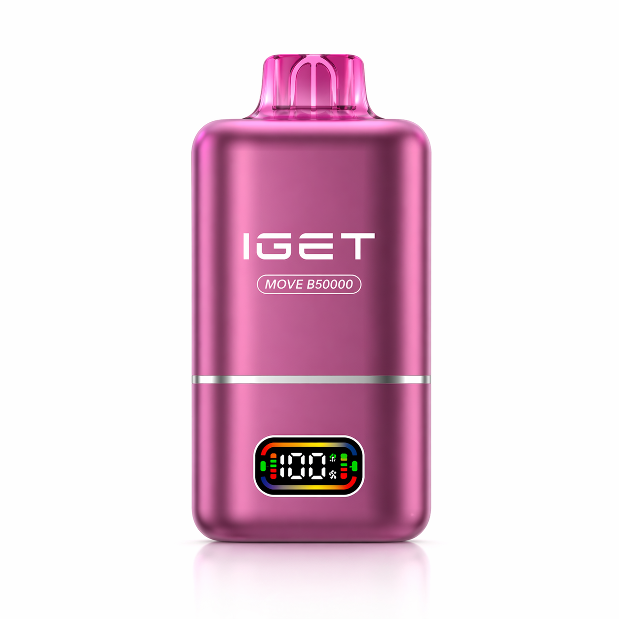 IGET Move B50000 Disposable Vape – 50,000 Puffs Rechargeable Dual Flavour Vape with Smart Display, Dual Mesh Coil & Type-C Charging