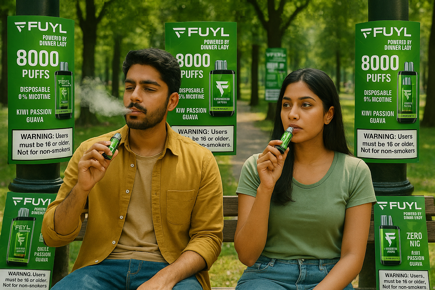 Dinner Lady FUYL 8000 PUFFS DISPOSABLE | 2% Nic | Indian Vape
