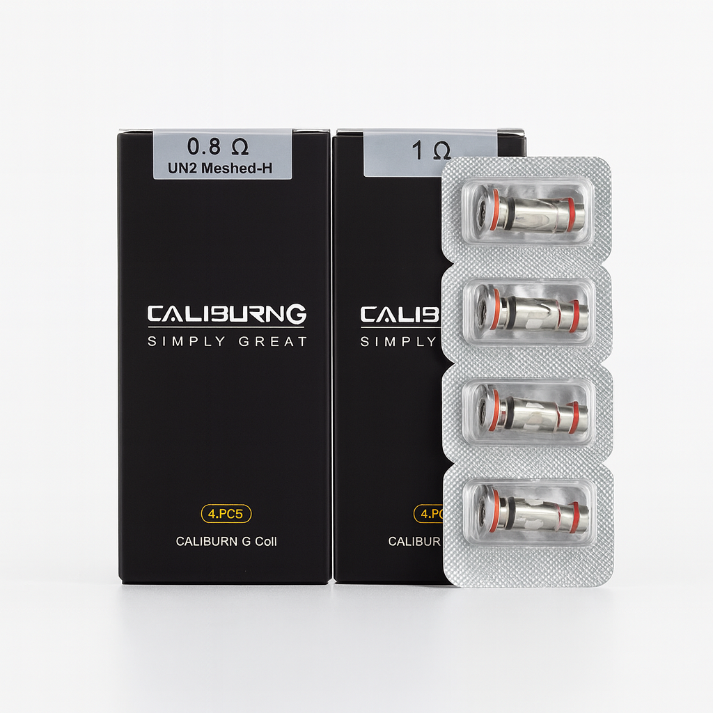 Uwell Caliburn G Replacement Coils 0.8ohm & 1.0ohm - Pack of 4 VapeX Uwell Caliburn G Replacement Coils 0.8ohm & 1.0ohm - Pack of 4 VapeX