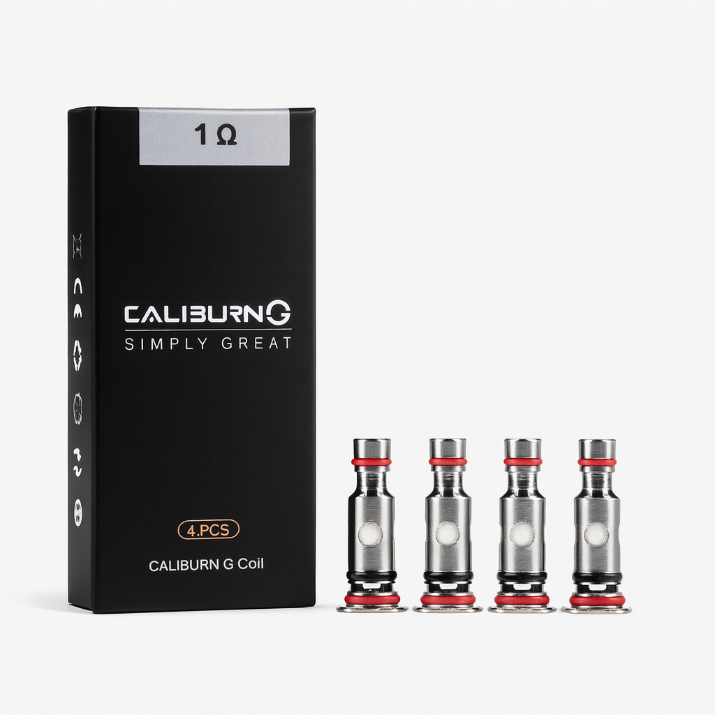 Uwell Caliburn G Replacement Coils 0.8ohm & 1.0ohm - Pack of 4 VapeX Uwell Caliburn G Replacement Coils 0.8ohm & 1.0ohm - Pack of 4 VapeX