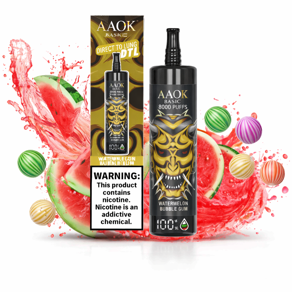 AAOK AK80000 Disposable Vape – 80,000 Puffs Rechargeable Mesh Coil Smart Display Vape