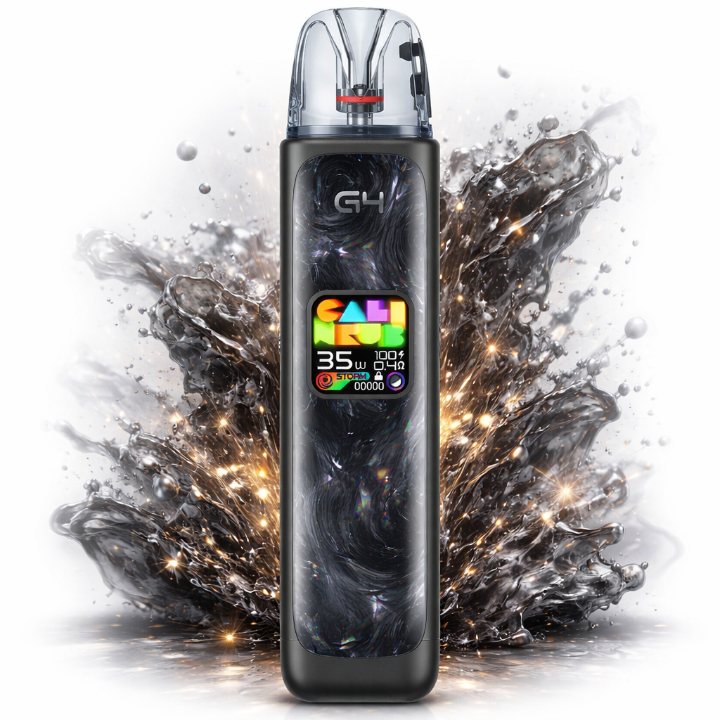 Uwell Caliburn G4 Pod System Kit – 35W Rechargeable Vape with HD Screen, Adjustable Airflow & Mesh Coil Pods