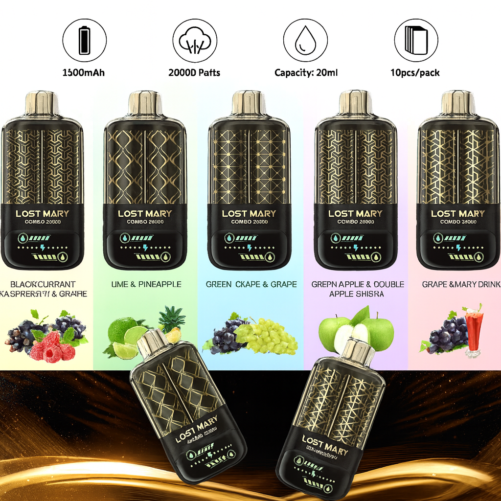 Lost Mary Combo 20000 Rechargeable Disposable Vape VapeX Lost Mary Combo 20000 Rechargeable Disposable Vape VapeX