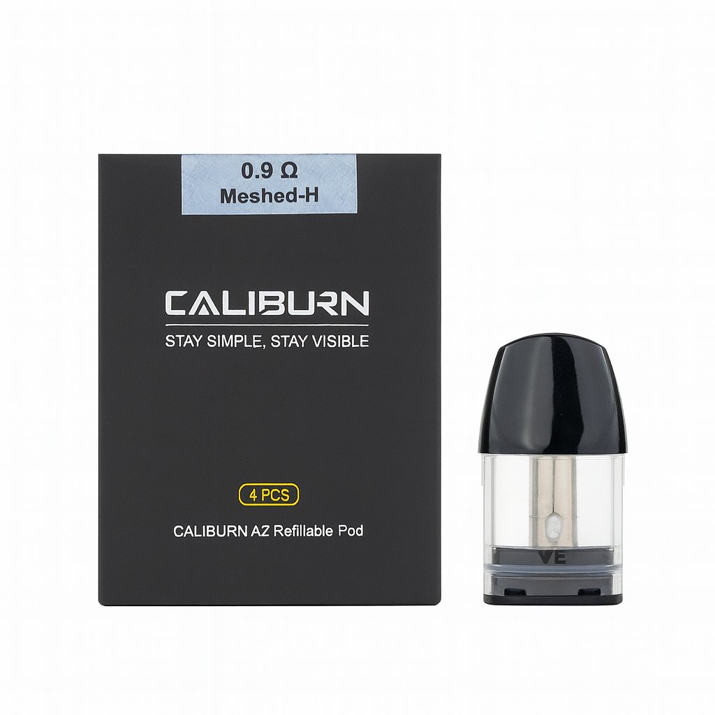 Uwell Caliburn A2 Replacement Pods – 0.9 Ohm - Pack of 4