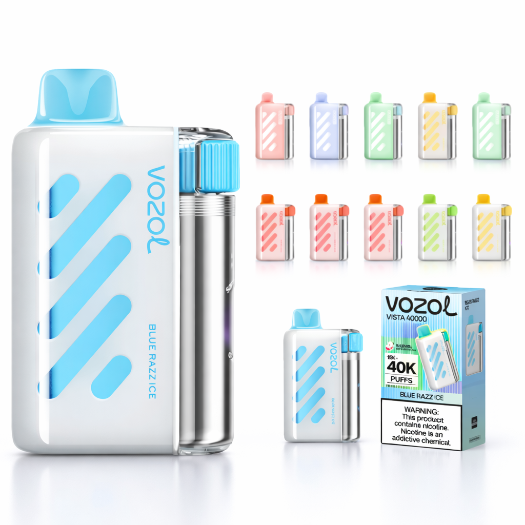 Vozol Vista 40000 Puffs Disposable Vape – Rechargeable 40K Puff Device with Dual Mesh Coil, Adjustable Airflow & 20ml E-Liquid