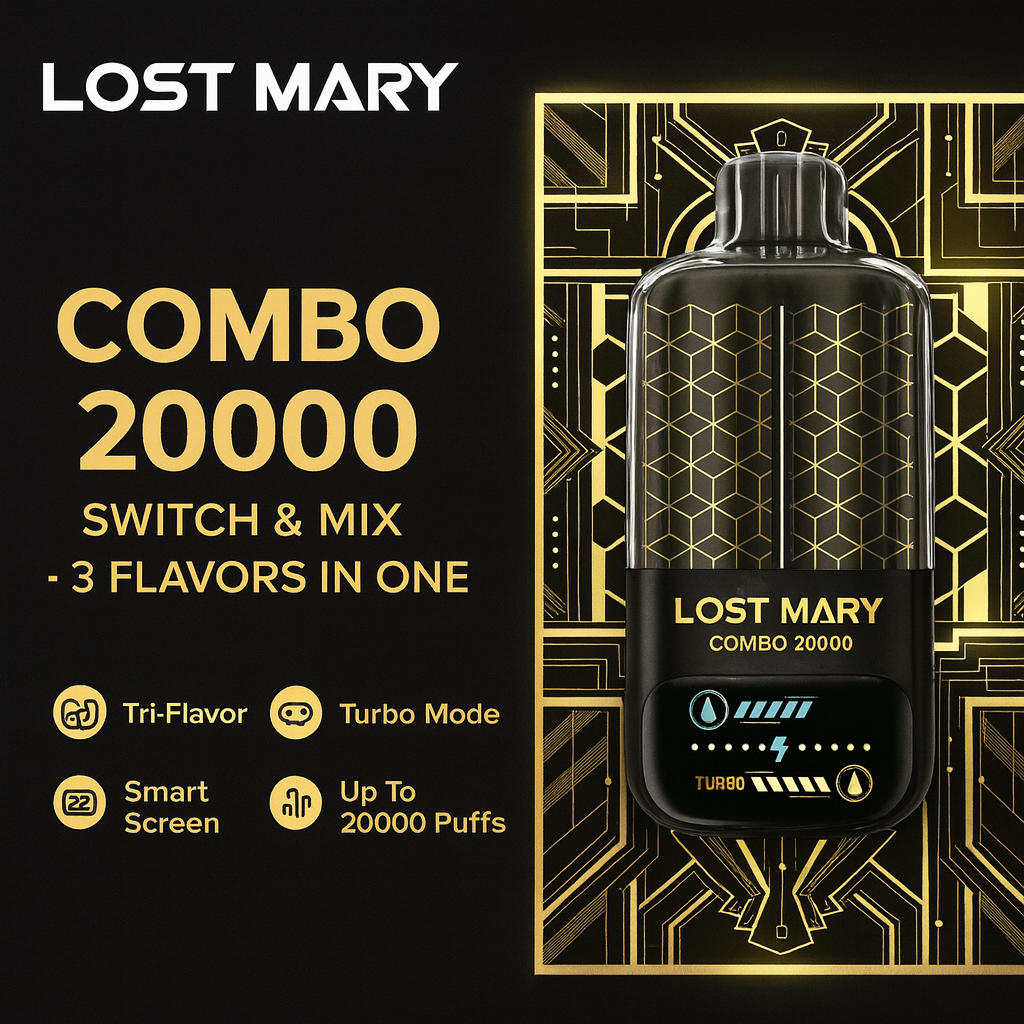 Lost Mary Combo 20000 Rechargeable Disposable Vape VapeX Lost Mary Combo 20000 Rechargeable Disposable Vape VapeX