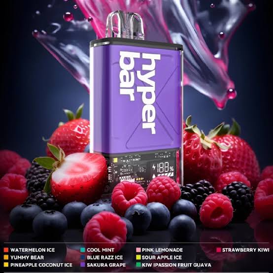 Hyper Bar 12000 Ultra Disposable Vape VapeX Hyper Bar 12000 Ultra Disposable Vape VapeX