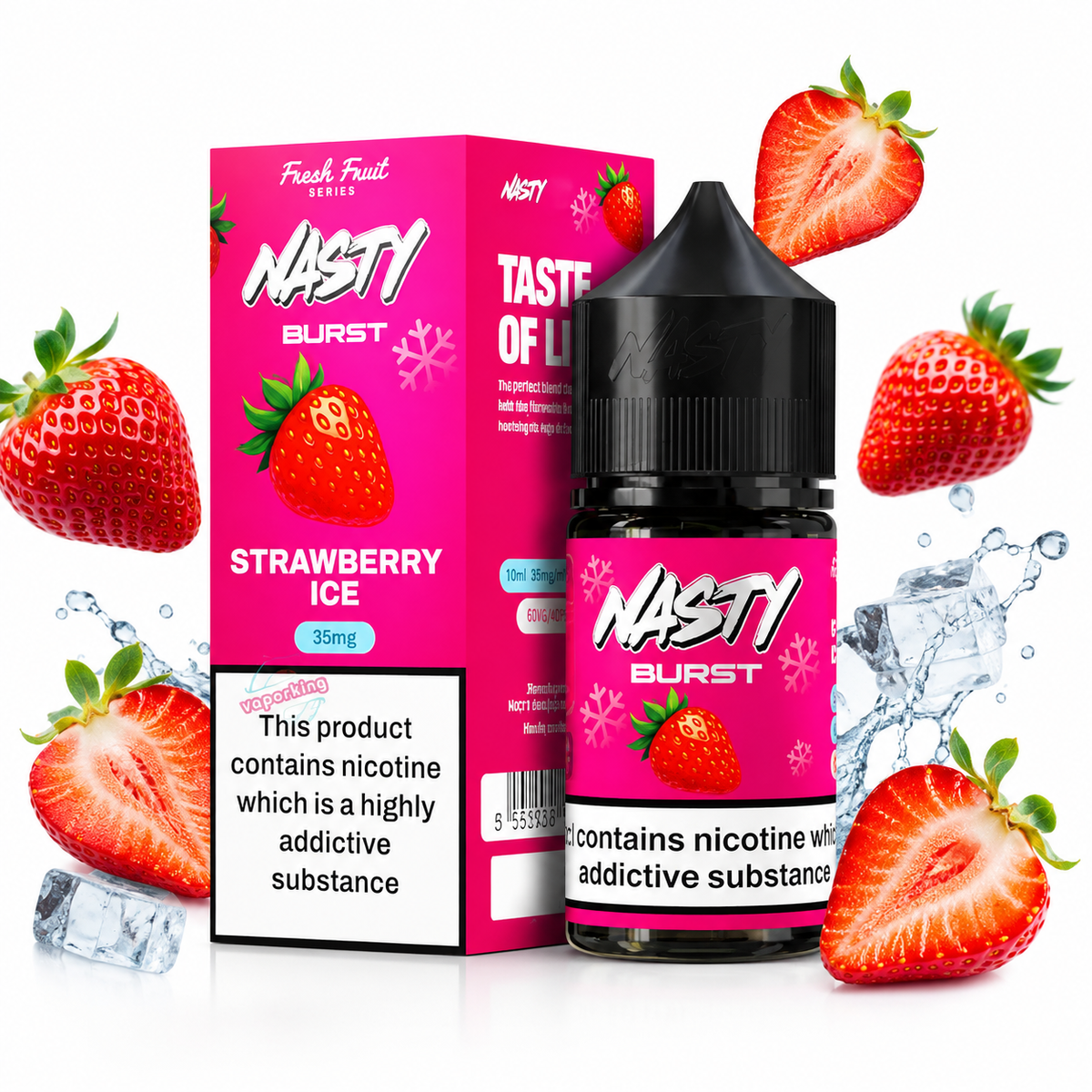 Nasty Burst Fresh Fruit Series 35 - 50 MG Nic Salt E-Liquid – 30ml