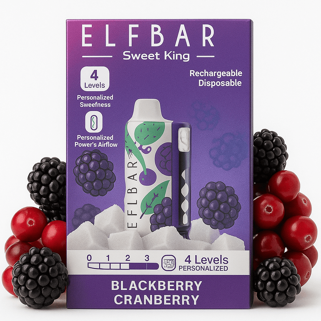 Elfbar Sweet King 30K Vape 30000 Puffs Rechargeable Disposable with Adjustable Sweetness VapeX Elfbar Sweet King 30K Vape 30000 Puffs Rechargeable Disposable with Adjustable Sweetness VapeX