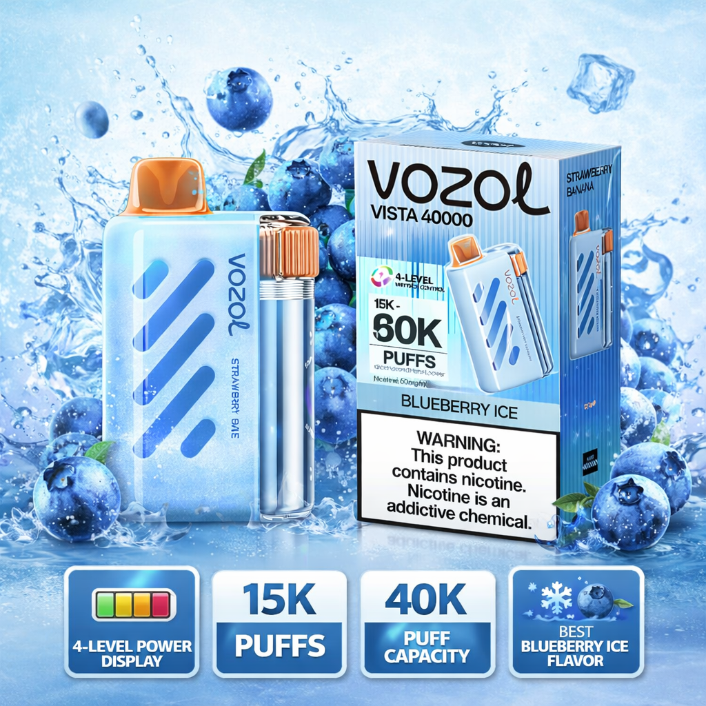 Vozol Vista 40000 Puffs Disposable Vape Rechargeable 40K Puff Device VapeX Vozol Vista 40000 Puffs Disposable Vape Rechargeable 40K Puff Device VapeX