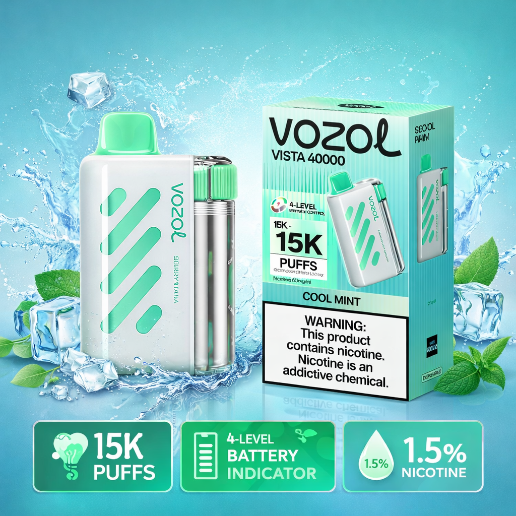 Vozol Vista 40000 Puffs Disposable Vape Rechargeable 40K Puff Device VapeX Vozol Vista 40000 Puffs Disposable Vape Rechargeable 40K Puff Device VapeX