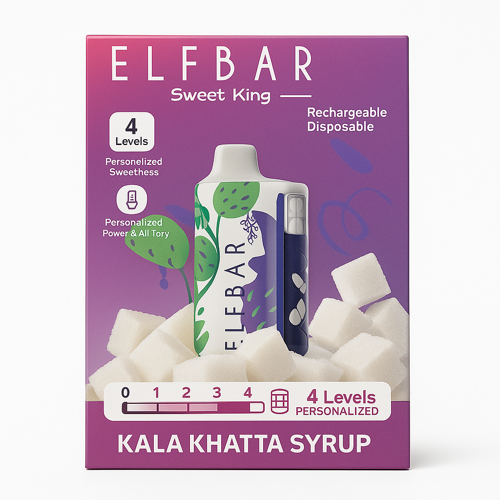 Elfbar Sweetking 30000 Puffs | 50mg Nic Disposable | Adjustable Sweetness | Triple Mesh Coil