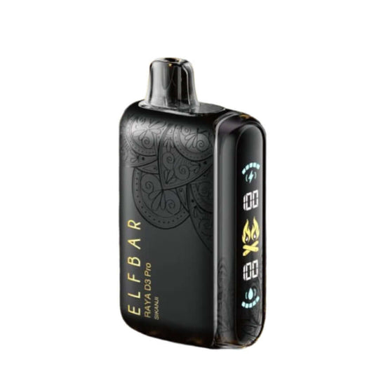 Elfbar Raya D3 Pro 30000 Puffs | 50mg Nic | Triple Mesh Coil | Digital Display